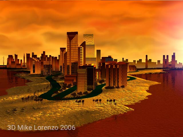 3d mike lorenzo video el carro ciudad vista aerea